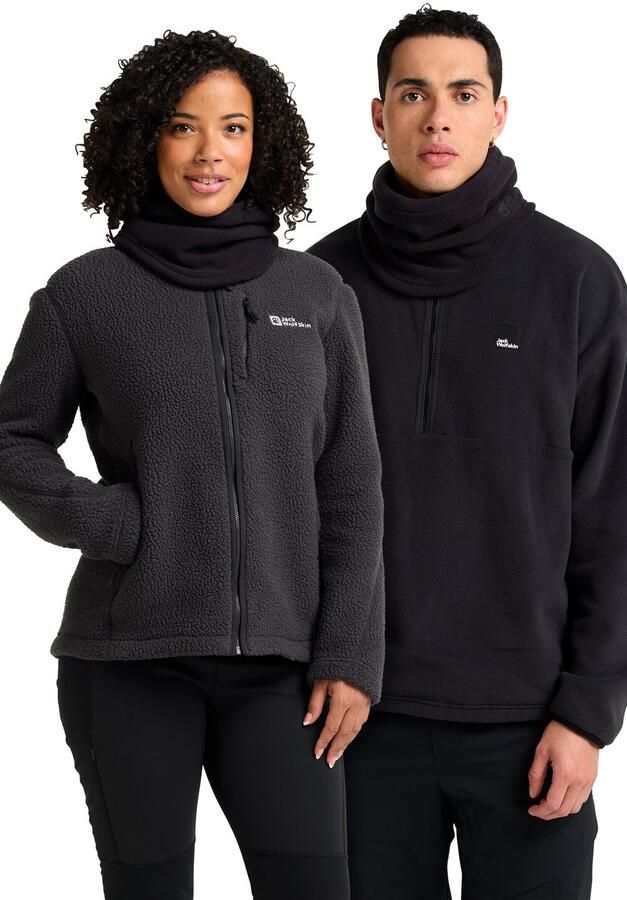 Jack Wolfskin Vertigo Loop Colsjaal van fleece One Size black - Foto 5