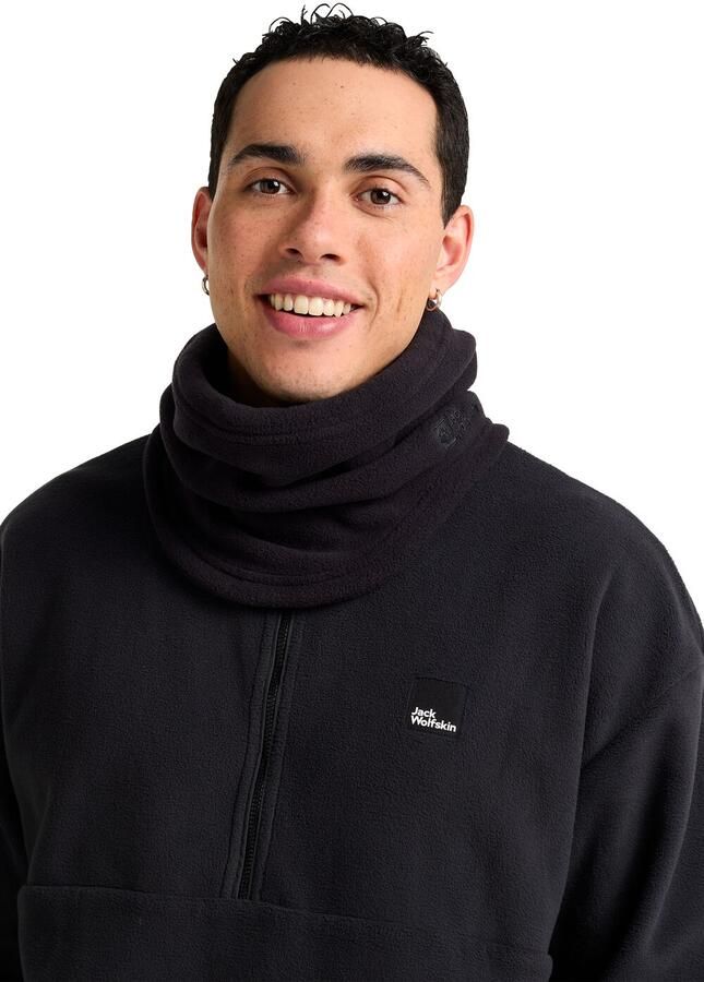 Jack Wolfskin Vertigo Loop Colsjaal van fleece One Size black - Foto 4