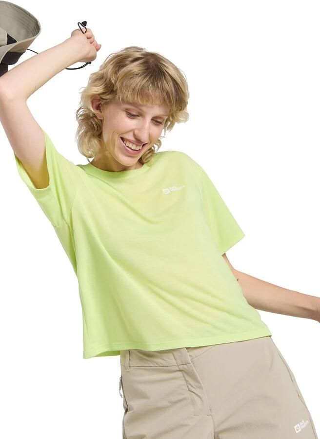 Jack Wolfskin Vonnan Crop T-Shirt Women Functioneel shirt Dames XXL cool matcha cool matcha - Foto 2