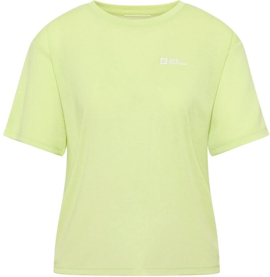 Jack Wolfskin Vonnan Crop T-Shirt Women Functioneel shirt Dames XXL cool matcha cool matcha