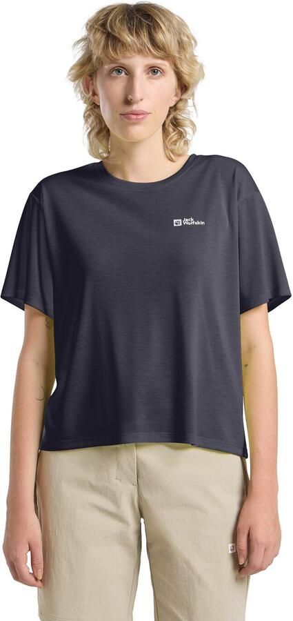 Jack Wolfskin Vonnan Crop T-Shirt Women Functioneel shirt Dames XXL graphite - Foto 6