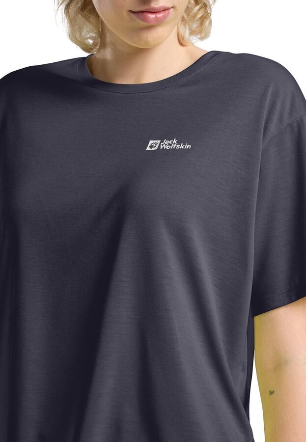 Jack Wolfskin Vonnan Crop T-Shirt Women Functioneel shirt Dames XXL graphite - Foto 4