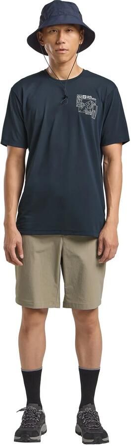 Jack Wolfskin Vonnan Graphic T-Shirt Men Functioneel shirt Heren 2XL explore midnight sky EXPLORE midnight sky - Foto 5