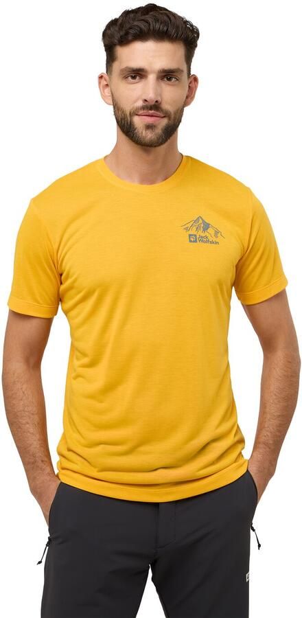 Jack Wolfskin Vonnan Graphic T-Shirt Men Functioneel shirt Heren 2XL fresh orange fresh orange - Foto 4