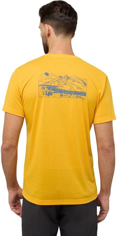 Jack Wolfskin Vonnan Graphic T-Shirt Men Functioneel shirt Heren 2XL fresh orange fresh orange - Foto 3
