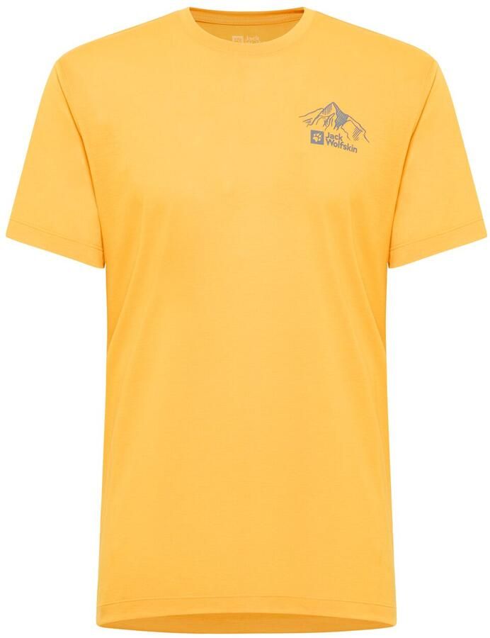 Jack Wolfskin Vonnan Graphic T-Shirt Men Functioneel shirt Heren 2XL fresh orange fresh orange