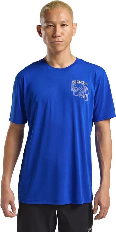 Jack Wolfskin Vonnan Graphic T-Shirt Men Functioneel shirt Heren XXXL explore vibrant blue EXPLORE vibrant blue - Foto 5