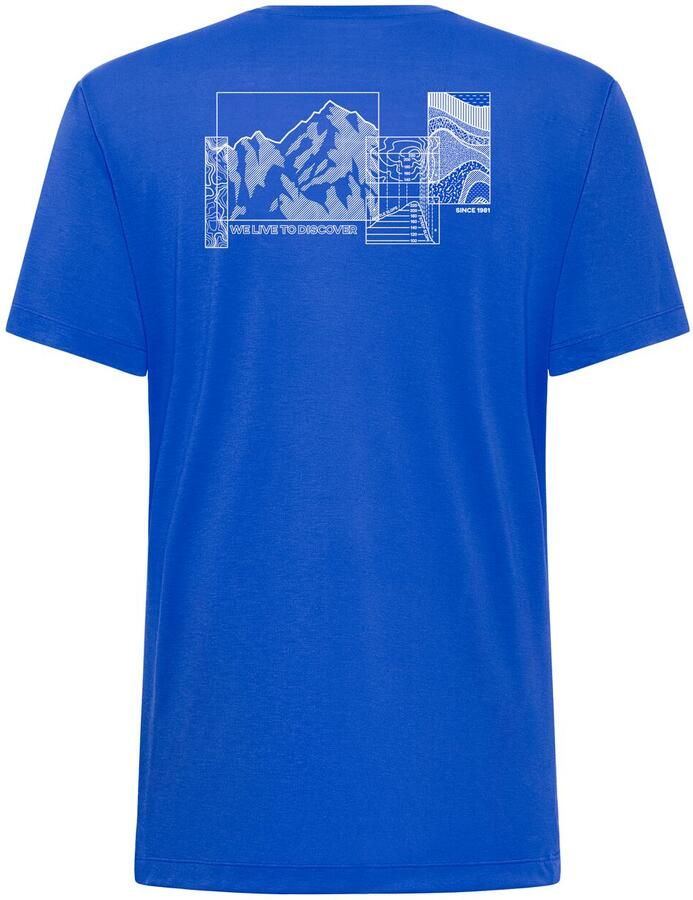 Jack Wolfskin Vonnan Graphic T-Shirt Men Functioneel shirt Heren XXXL explore vibrant blue EXPLORE vibrant blue