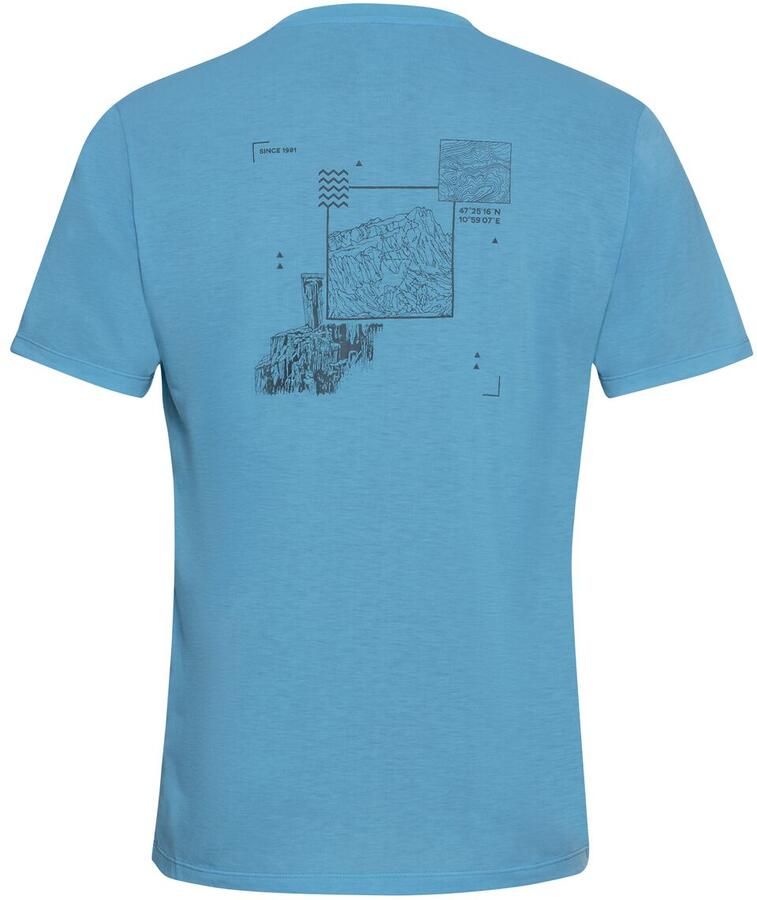 Jack Wolfskin Vonnan Graphic T-Shirt Men Functioneel shirt Heren XXXL peak trail sky blue PEAK TRAIL sky blue - Foto 2