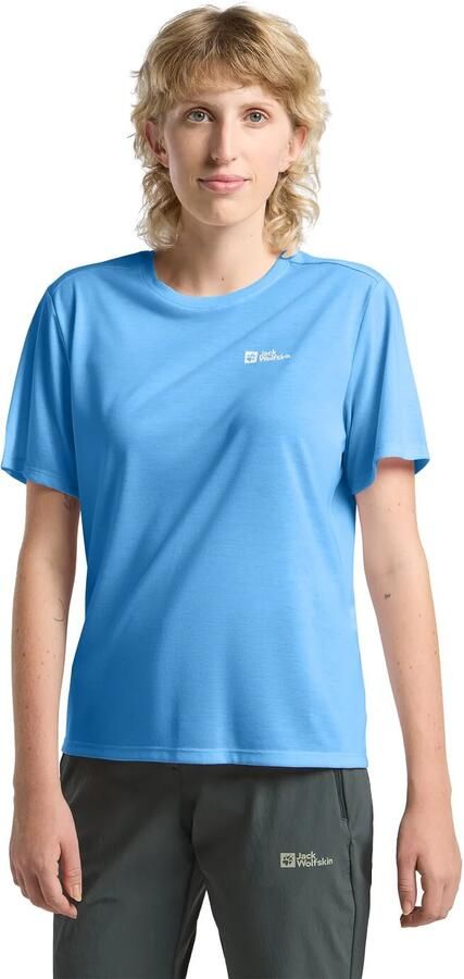 Jack Wolfskin Vonnan S|S T-Shirt Women Functioneel shirt Dames XXL mid blue mid blue - Foto 7