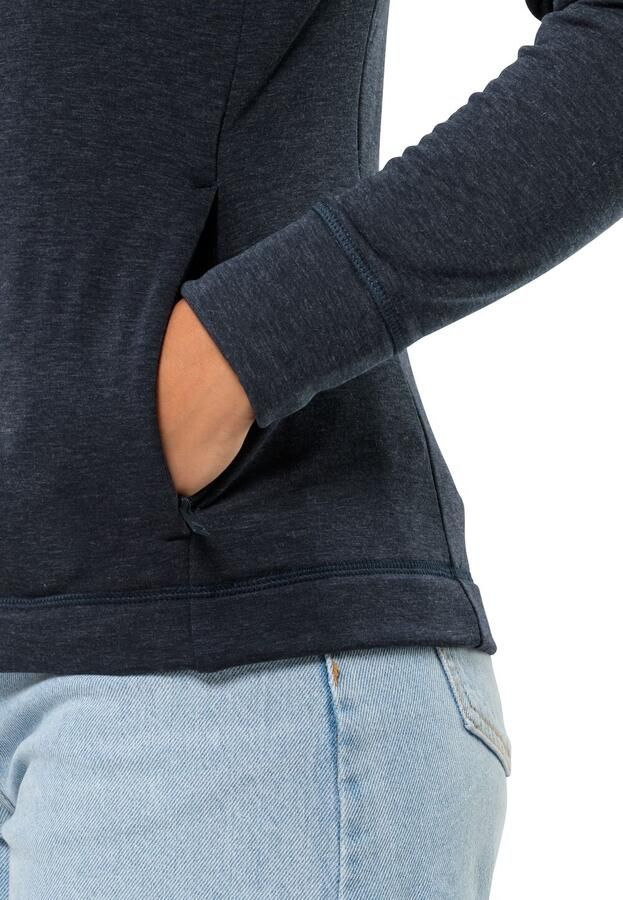 Jack Wolfskin Waldsee Hooded Jacket Women Fleece jack Dames XXL blue night blue - Foto 4