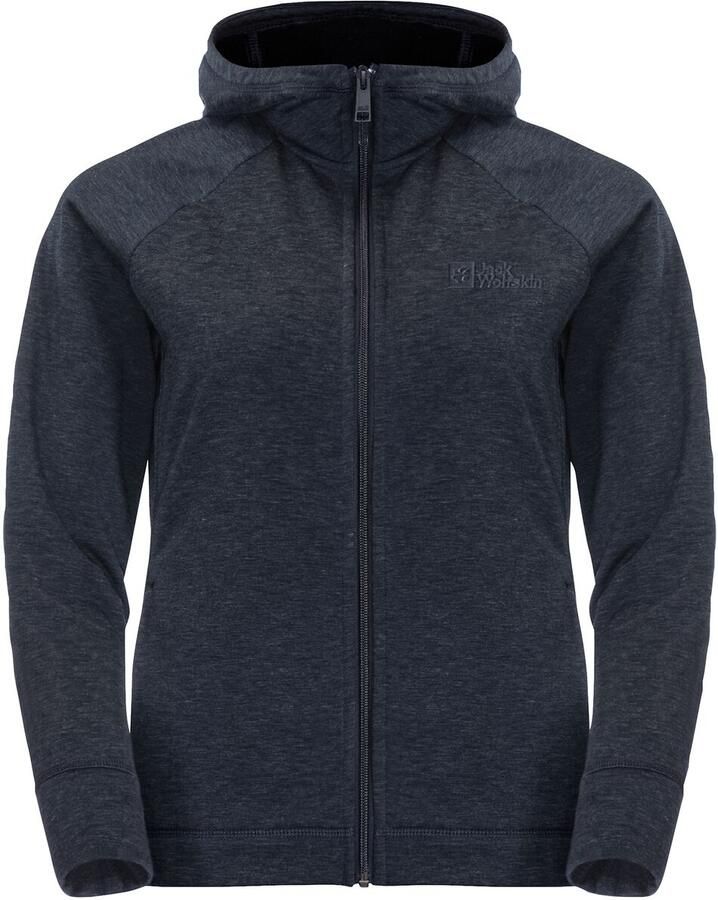 Jack Wolfskin Waldsee Hooded Jacket Women Fleece jack Dames XXL blue night blue