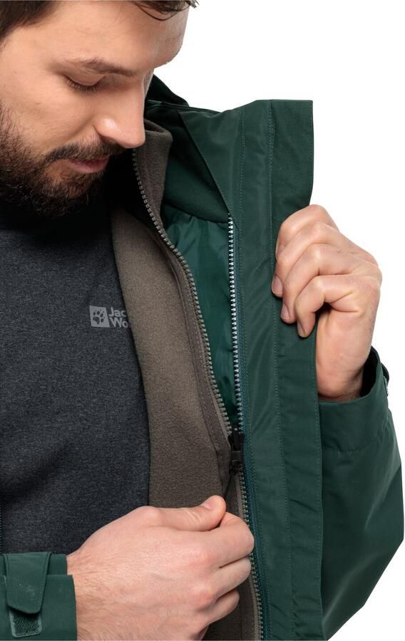 Jack Wolfskin Waldsteig FZ Vest Men Fleece bodywarmer Heren XXL cold coffee cold coffee cold coffee cold coffee - Foto 2