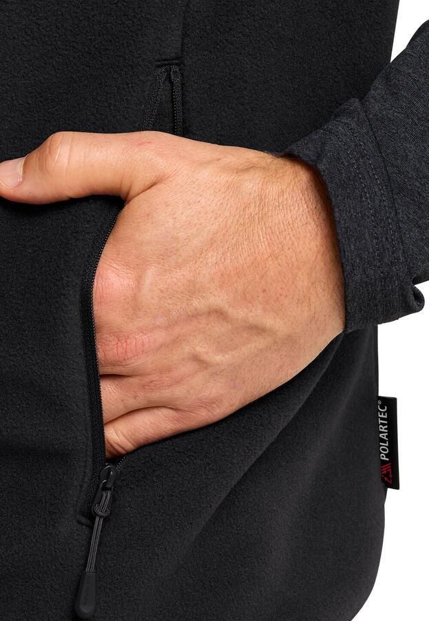 Jack Wolfskin Waldsteig FZ Vest Men Fleece bodywarmer Heren XXXL black - Foto 3