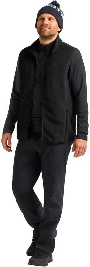 Jack Wolfskin Waldsteig FZ Vest Men Fleece bodywarmer Heren XXXL black - Foto 8
