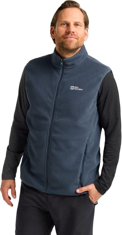Jack Wolfskin Waldsteig FZ Vest Men Fleece bodywarmer Heren XXXL midnight sky midnight sky - Foto 11