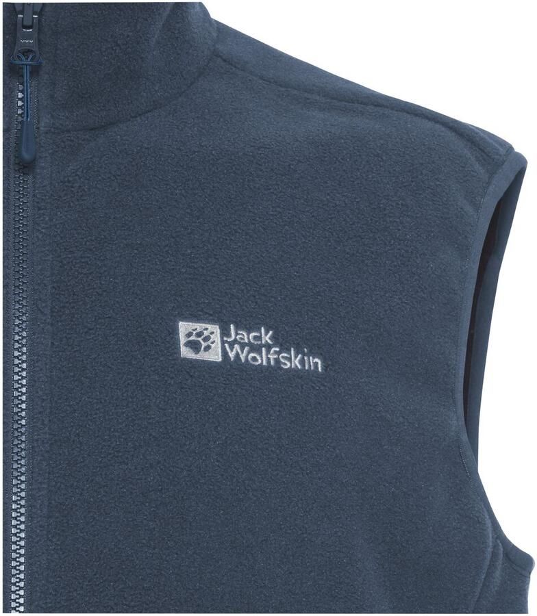 Jack Wolfskin Waldsteig FZ Vest Men Fleece bodywarmer Heren XXXL midnight sky midnight sky