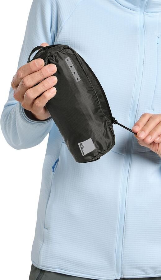 Jack Wolfskin Wandermood Washbag Mini Toilettas om op te hangen One Size granite black granite black - Foto 3