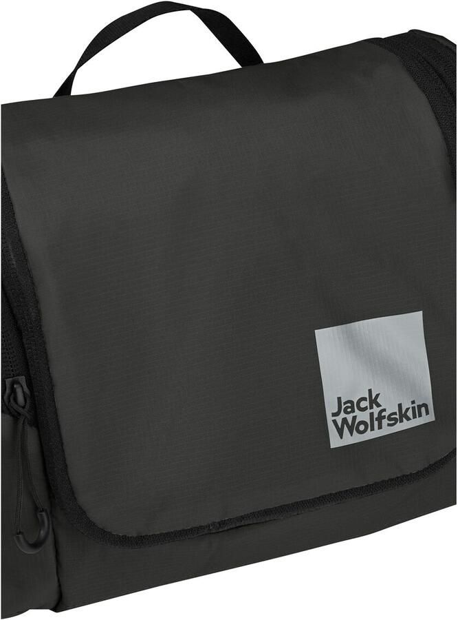 Jack Wolfskin Wandermood Washbag Toilettas om op te hangen One Size granite black granite black - Foto 3