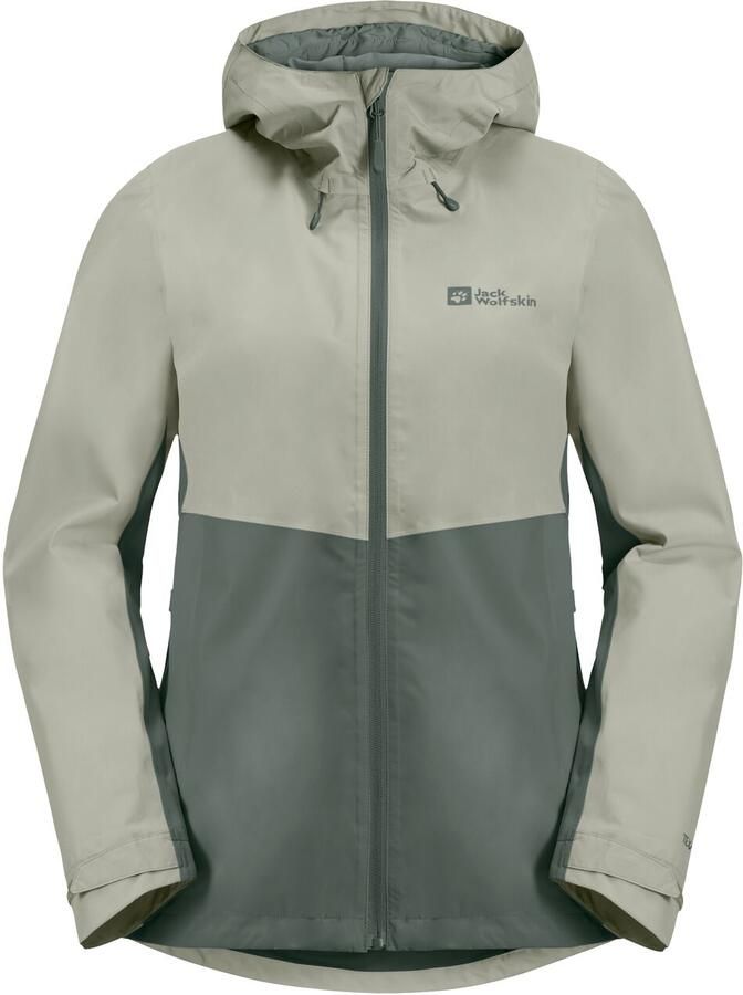 Jack Wolfskin Weiltal 2L Jacket Women Regenjack Dames 2XL mint leaf mint leaf - Foto 4