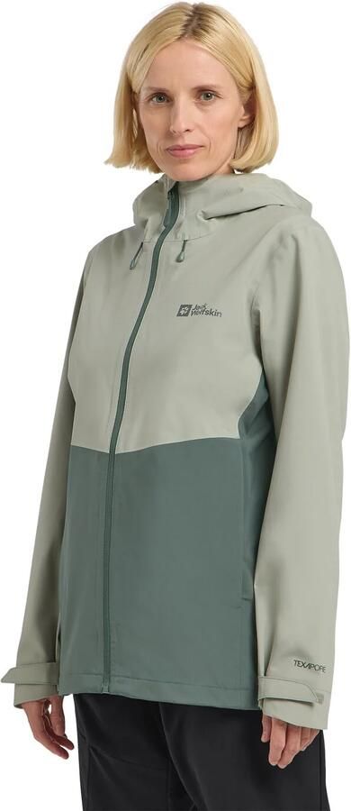 Jack Wolfskin Weiltal 2L Jacket Women Regenjack Dames 2XL mint leaf mint leaf - Foto 11