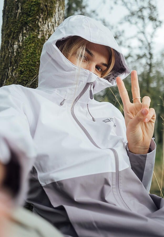 Jack Wolfskin Weiltal 2L Jacket Women Regenjack Dames 2XL pale lavendar Pale Lavendar - Foto 6