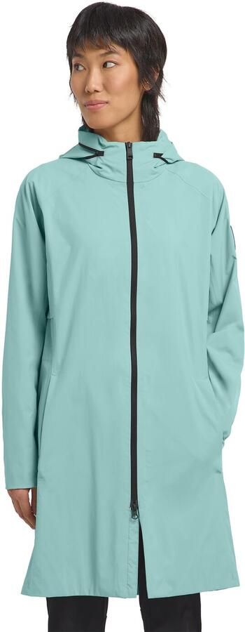 Jack Wolfskin Wellsee Coat Women Trenchcoat dames 2XL soft jade soft jade - Foto 9