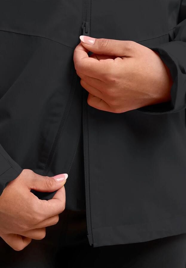 Jack Wolfskin Wild Places 3in1 Jacket Women Waterdicht 3-in-1 jack Dames XXL black - Foto 6