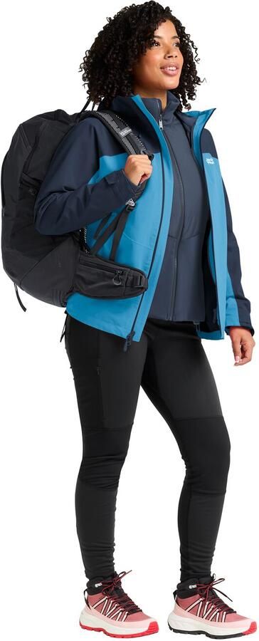 Jack Wolfskin Wild Places 3in1 Jacket Women Waterdicht 3-in-1 jack Dames XXL sky blue Sky Blue - Foto 17
