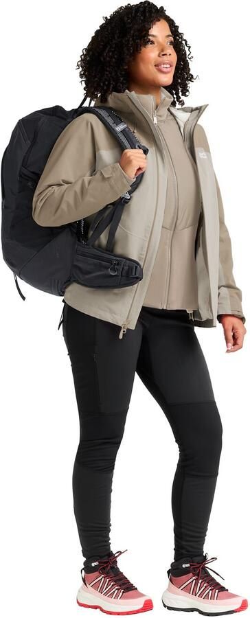 Jack Wolfskin Wild Places 3in1 Jacket Women Waterdicht 3-in-1 jack Dames XXL pale sand pale sand - Foto 16