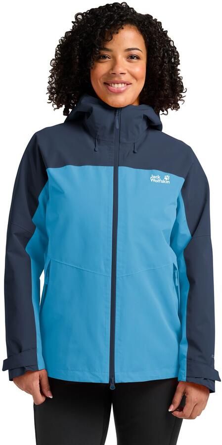 Jack Wolfskin Wild Places 3in1 Jacket Women Waterdicht 3-in-1 jack Dames XXL sky blue Sky Blue - Foto 15