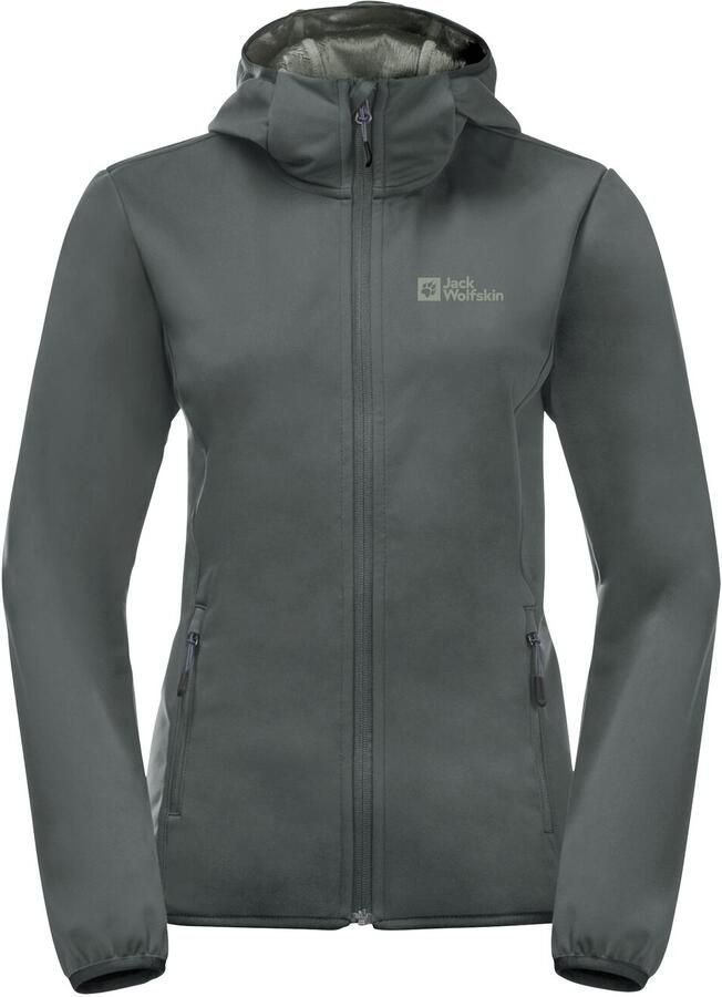 Jack Wolfskin Windhain Hoody Women Jack voor- en najaar Dames XXL slate green slate green - Foto 2
