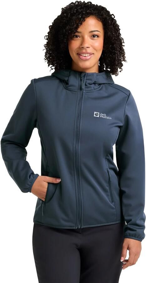 Jack Wolfskin Windhain Hoody Women Jack voor- en najaar Dames XXL midnight sky midnight sky - Foto 11