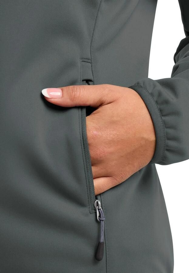 Jack Wolfskin Windhain Hoody Women Jack voor- en najaar Dames XXL slate green slate green - Foto 5