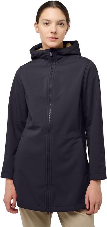 Jack Wolfskin Windland Coat Women Softshelljas Dames XS dark navy dark navy - Foto 6