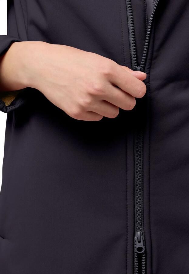 Jack Wolfskin Windland Coat Women Softshelljas Dames XS dark navy dark navy