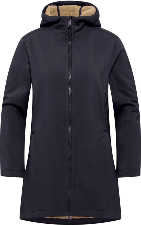 Jack Wolfskin Windland Coat Women Softshelljas Dames XS dark navy dark navy - Foto 4