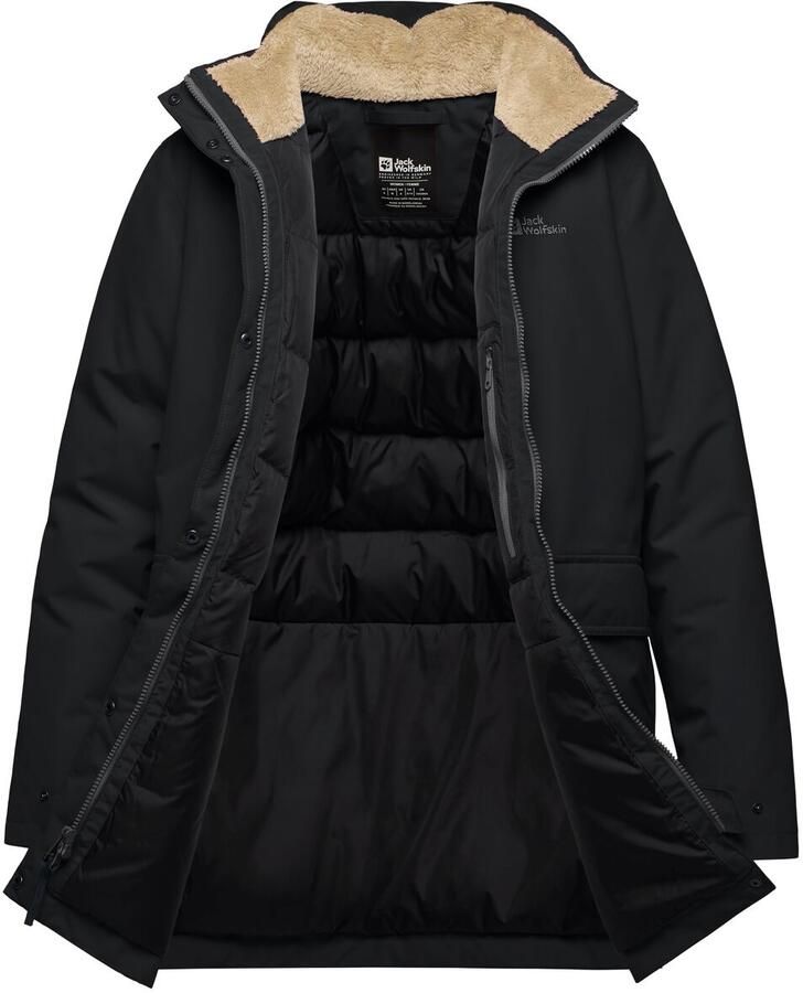 Jack Wolfskin Wintertor Parka Women RDS Waterdichte winterjas Dames XXL black