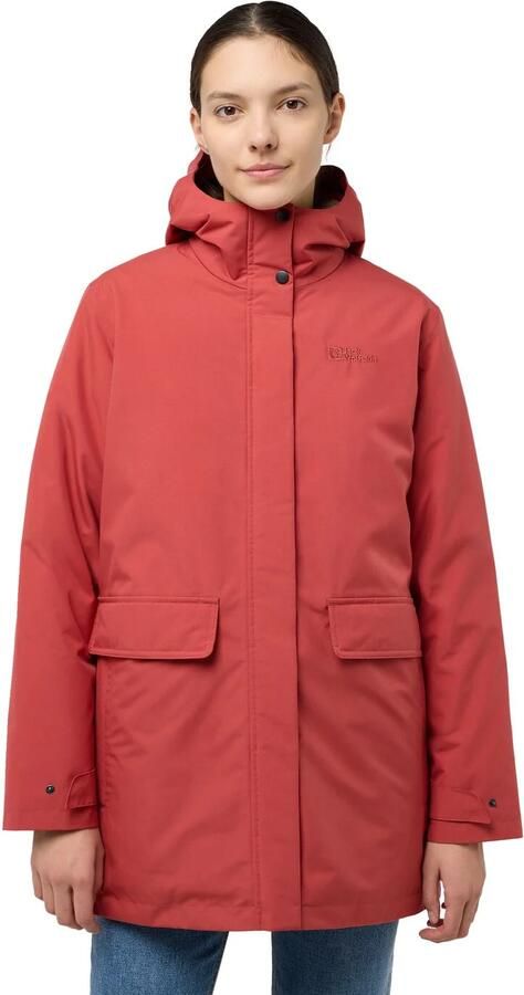 Jack Wolfskin Wintertor Parka Women RDS Waterdichte winterjas Dames XXL red coral red coral - Foto 8