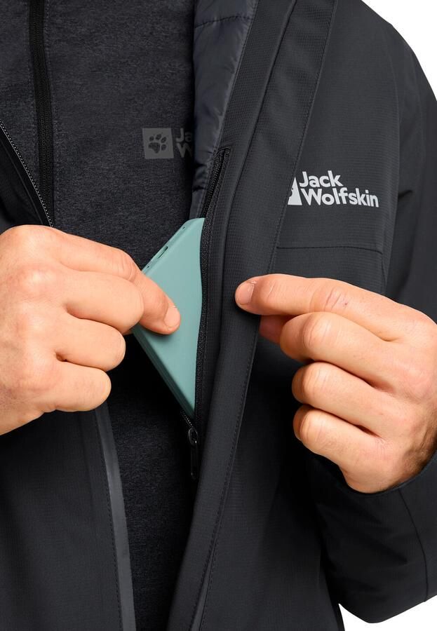 Jack Wolfskin Wisper Ins Jacket Men Waterdicht isolerend jack Heren XXXL black - Foto 3