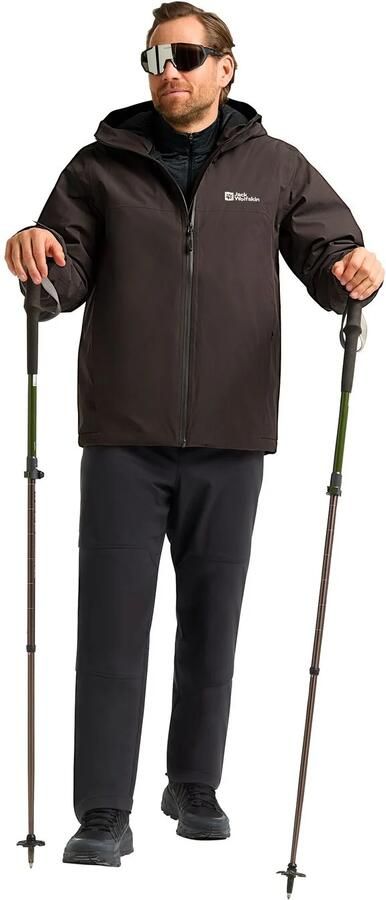Jack Wolfskin Wisper Ins Jacket Men Waterdicht isolerend jack Heren XXXL peat - Foto 6
