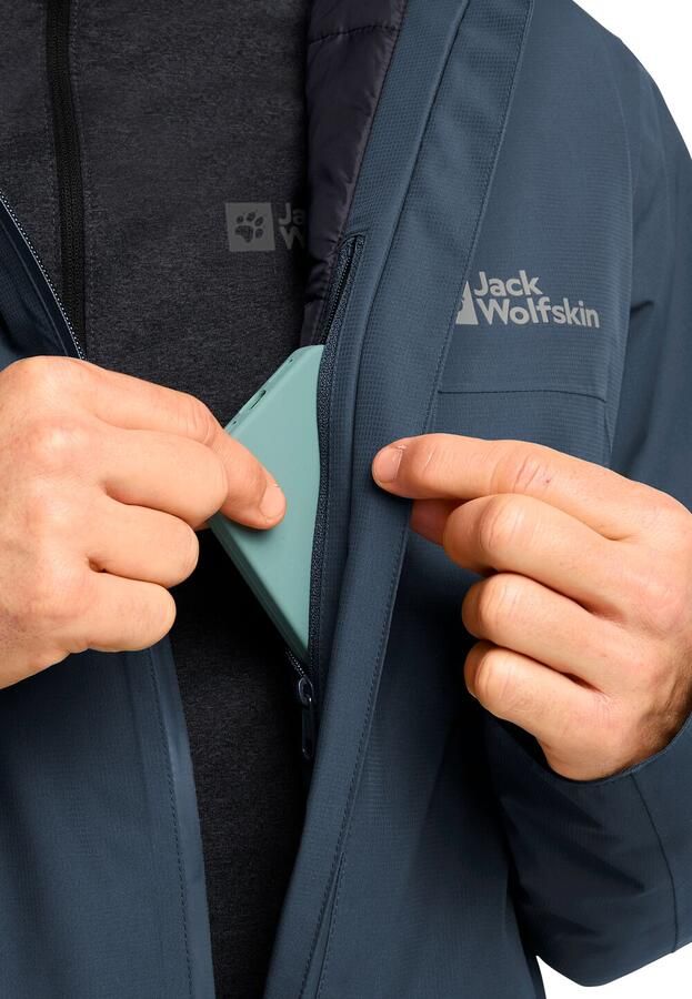 Jack Wolfskin Wisper Ins Jacket Men Waterdicht isolerend jack Heren XXL midnight sky dark navy midnight sky dark navy - Foto 4