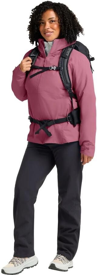 Jack Wolfskin Wisper Ins Jacket Women Waterdicht winterjack Dames XXL raisin - Foto 10