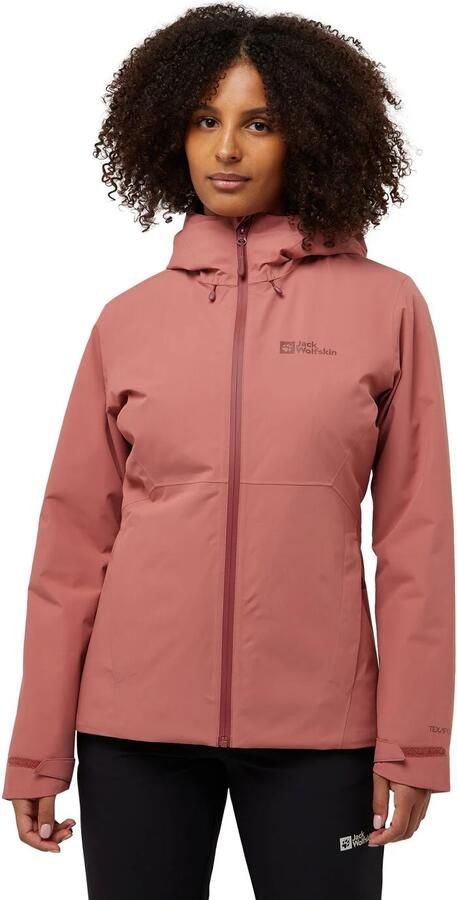 Jack Wolfskin Wisper Ins Jacket Women Waterdicht winterjack Dames XXL mineral red mineral red - Foto 9