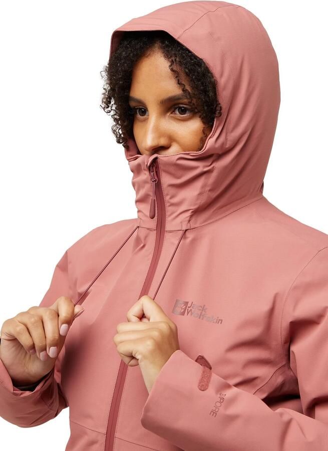 Jack Wolfskin Wisper Ins Jacket Women Waterdicht winterjack Dames XXL mineral red mineral red