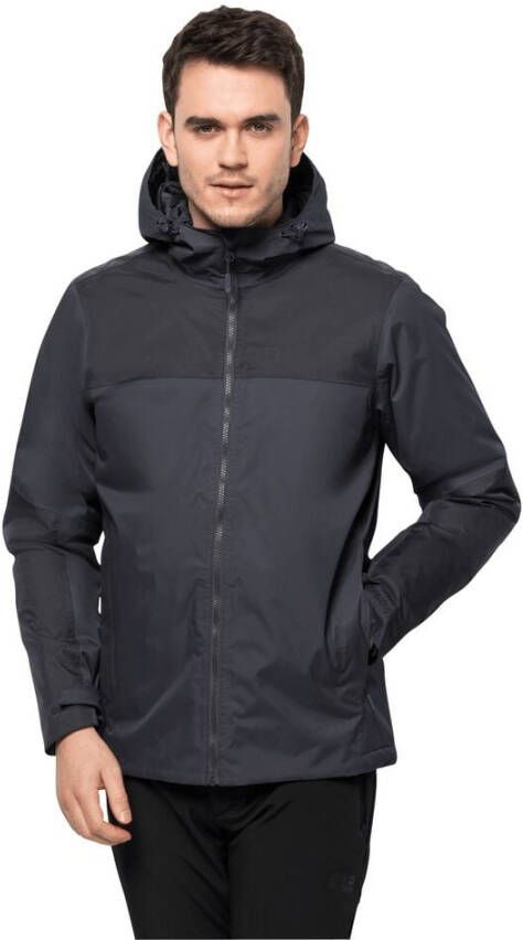 Jack Wolfskin Jasper Ins Jacket Men Waterdicht winterjack Heren S ebony