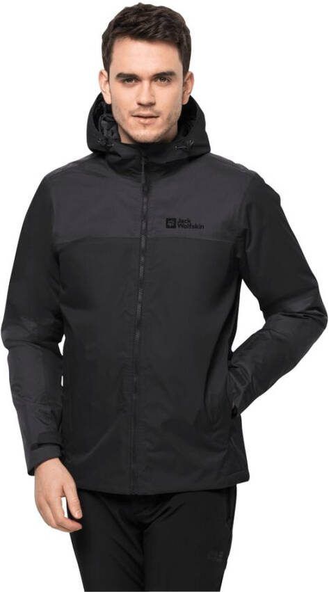 Jack Wolfskin Jasper Ins Jacket Men Waterdicht winterjack Heren XXL zwart black