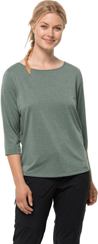 Jack Wolfskin JWP 3 4 T-Shirt Women Functioneel shirt met halve mouwen Dames XXL picnic green picnic green