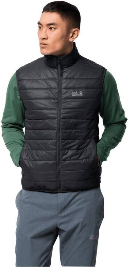 Jack Wolfskin JWP Vest Men Donzen bodywarmer Heren M grijs black
