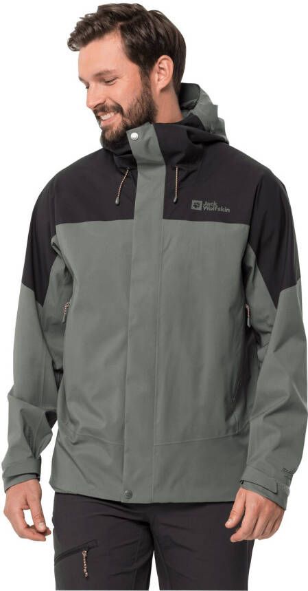 Jack Wolfskin Kammweg 2L Jacket Men Regenjack Heren 3XL gecko green gecko green